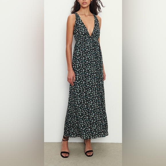 NWT ba&sh BECKY PRINTED MAXI DRESS - Ba&sh‎ Size 3 / US Large - Picture 1 of 14